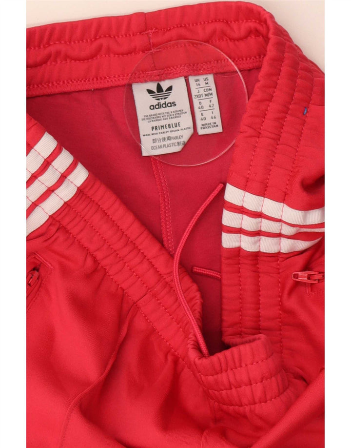 Adidas Γυναικεία φόρμα παντελόνι UK 14 Medium Red