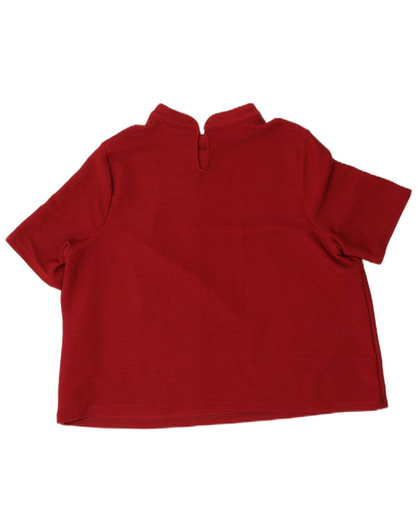 Marks & Spencer Γυναικεία Μπλούζα Top UK 14 Medium Red