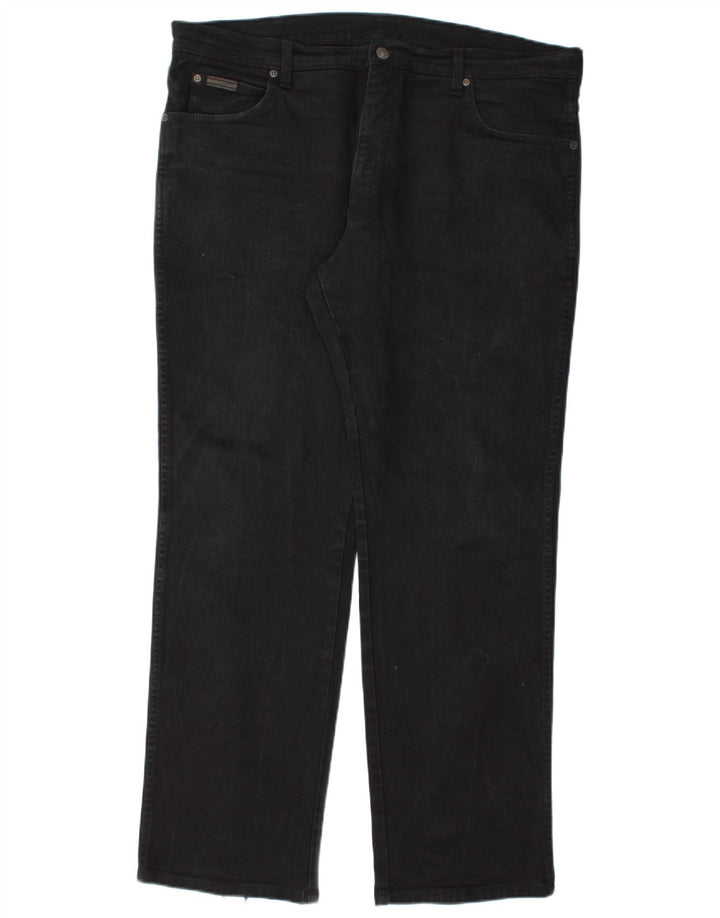 Ανδρικό τζιν ίσιο Wrangler Texas Stretch W38 L32 Μαύρο βαμβακερό