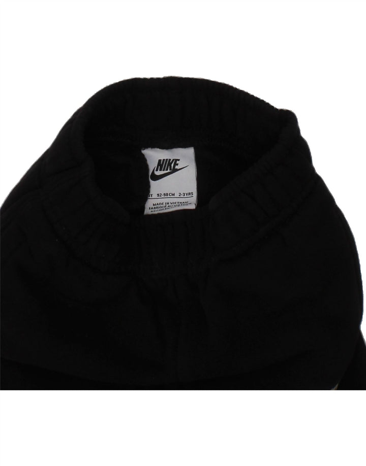 NIKE Boys Tracksuit Trousers Joggers 2-3 Years  Black Cotton Vintage Nike and Second-Hand Nike from Messina Hembry 
