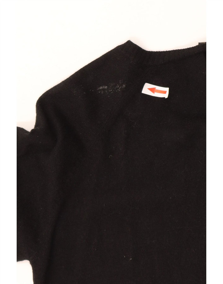 Zara Γυναικείο πουλόβερ UK 12 Medium Black Rayon