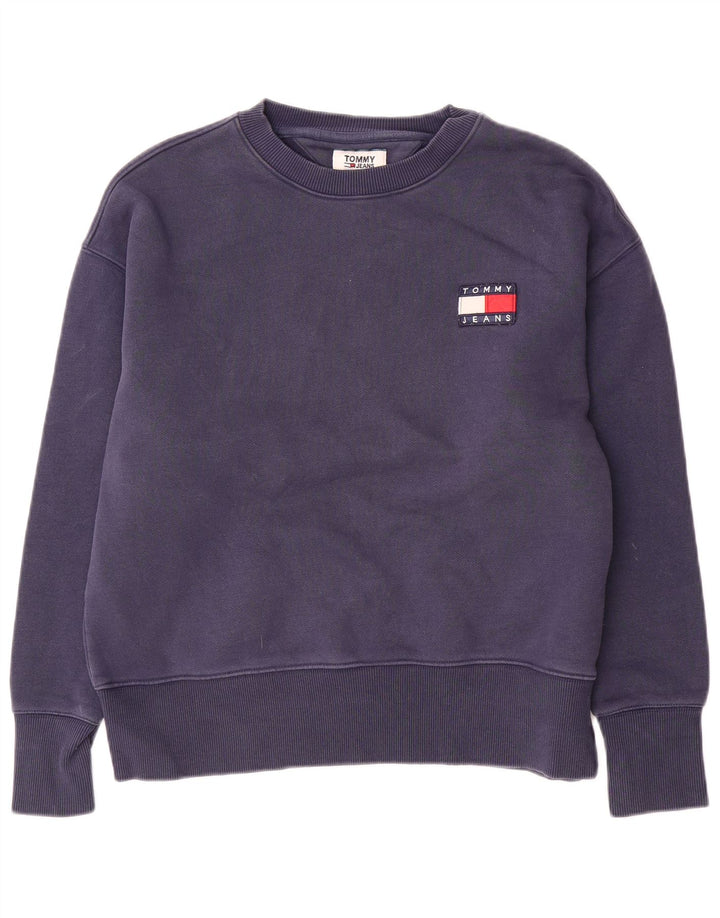 Ανδρικό φούτερ Tommy Hilfiger Jumper Μεσαίο μπλε βαμβακερό
