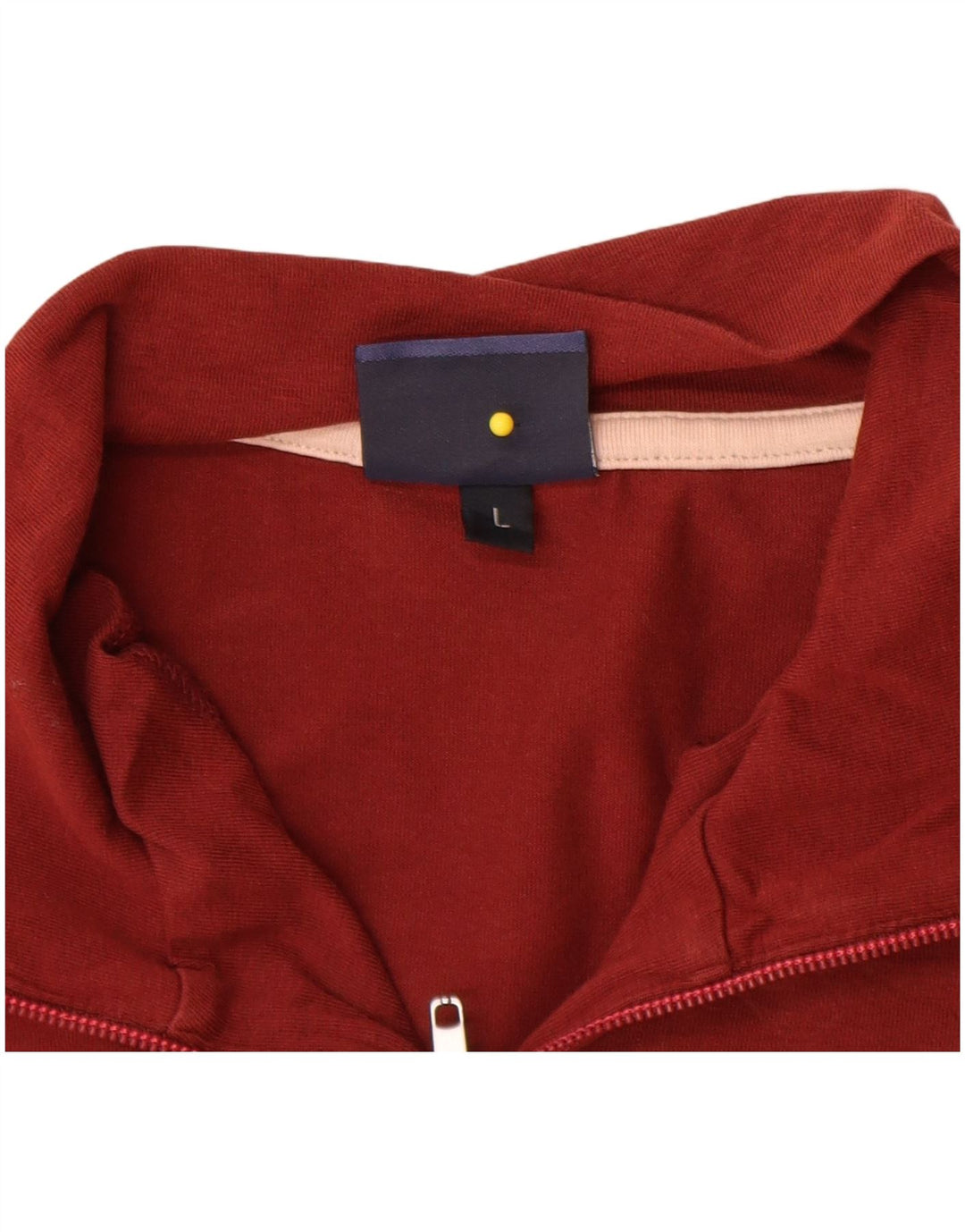 Trussardi Jeans Ανδρική φόρμα πουλόβερ με φερμουάρ Top Large Maroon