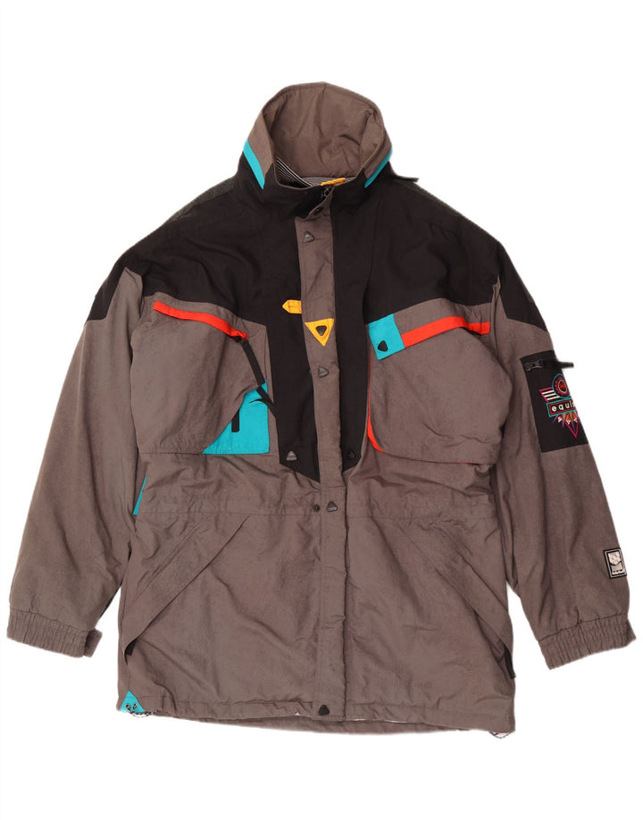 Ανδρικό μπουφάν γραφικών σκι Helly Hansen UK 38 Medium Grey Colourblock