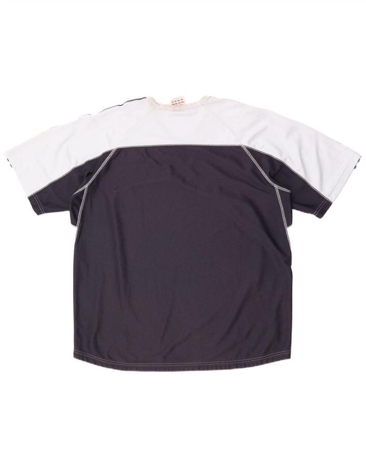 Ανδρικό T-Shirt Adidas Top XL Blue Colourblock Polyester