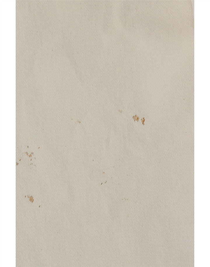 Levi's Mens 501 Straight Jeans W34 L31 Λευκό βαμβακερό