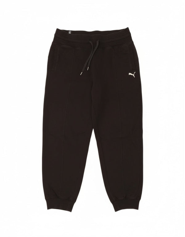 Puma Γυναικεία φόρμα παντελόνι Joggers UK 16 Large Μαύρο Βαμβακερό
