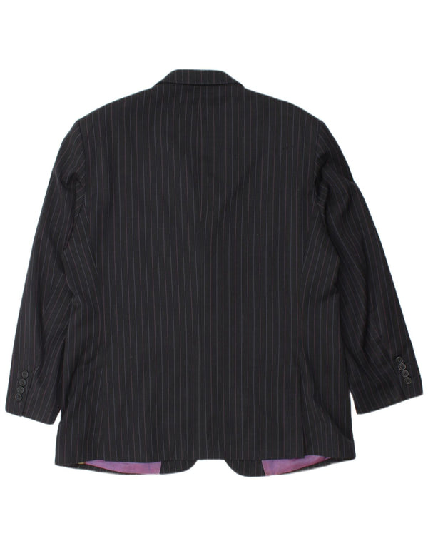 TED BAKER Ανδρικό σακάκι με 2 κουμπιά σακάκι UK 44 2XL Μαύρο μαλλί