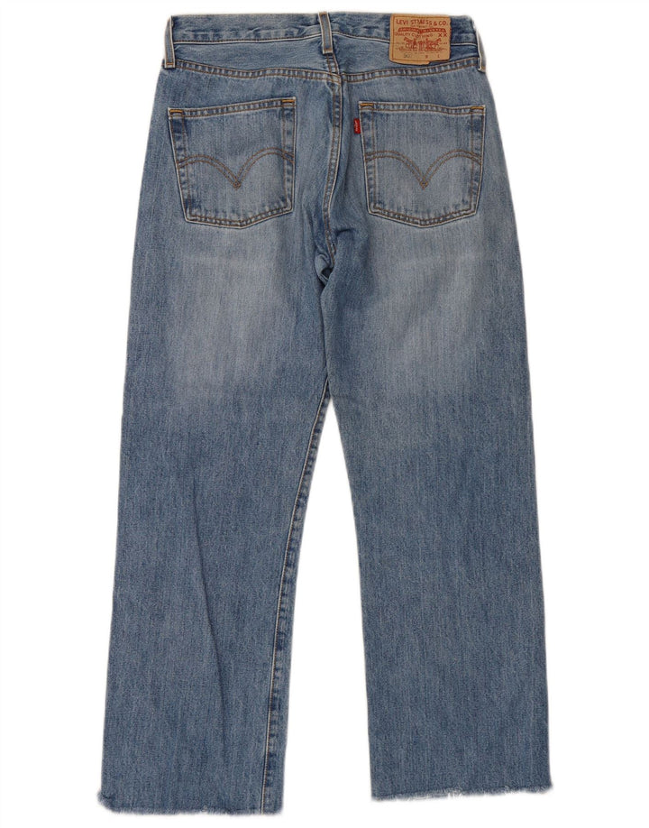 Levi's Mens 501 Straight Jeans W29 L28 Blue Cotton