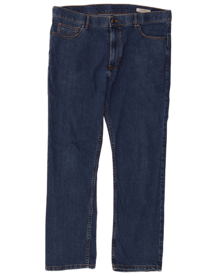 Ανδρικό τζιν ίσιο Marks & Spencer W38 L31 Μπλε βαμβακερό