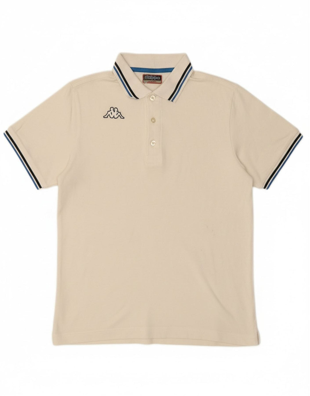 KAPPA Mens Polo Shirt Small White Vintage Kappa and Second-Hand Kappa from Messina Hembry 