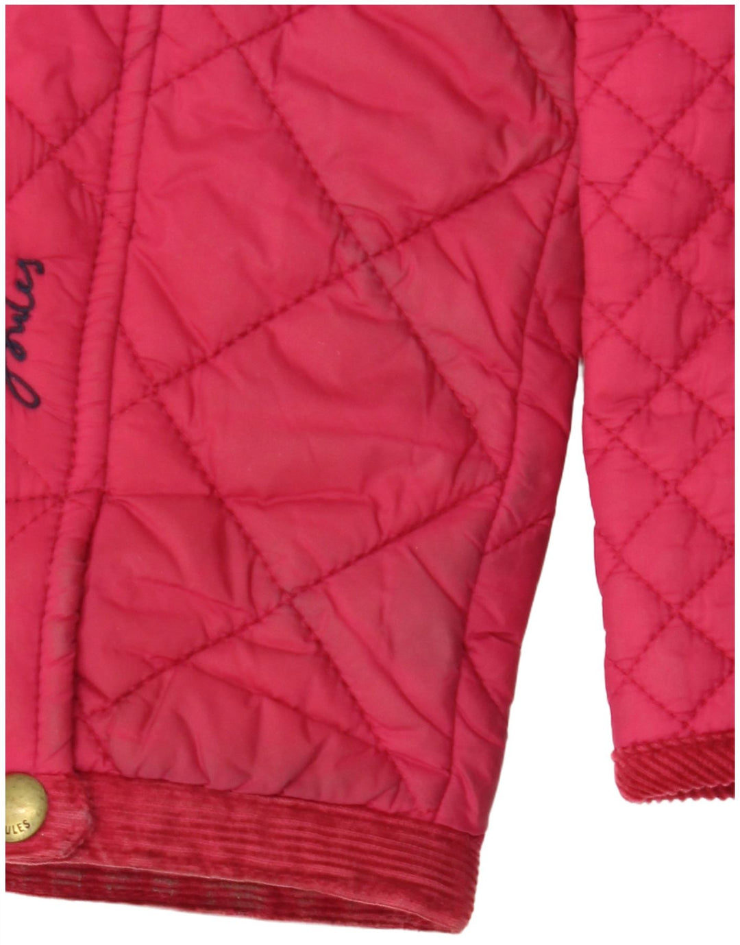 Joules Γυναικείο Καπιτονέ μπουφάν UK 12 Medium Pink Polyester