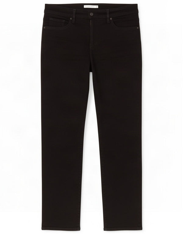 Levi's Womens 314 Shaping Straight Jeans W29 L30 Black Cotton