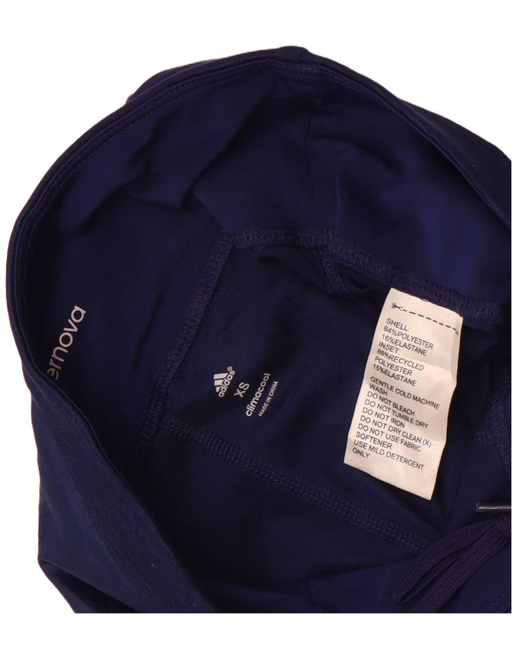 Γυναικεία Adidas Climacool Capri Leggings UK 4 XS Navy Blue Polyester