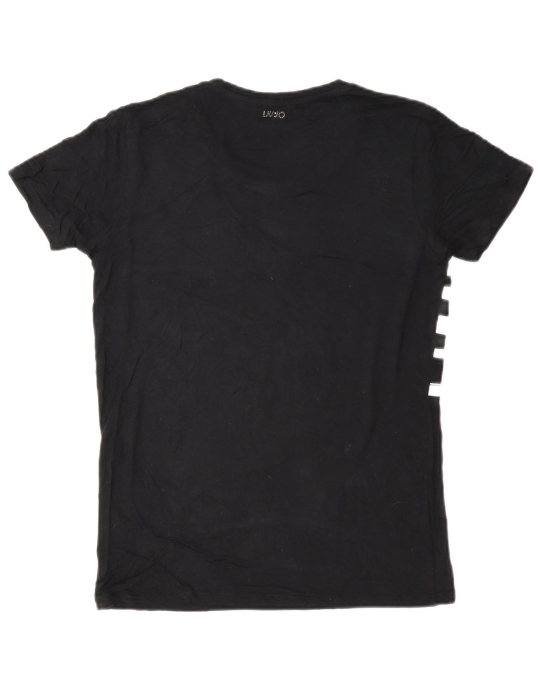 Γυναικείο γραφικό T-Shirt Liu Jo UK 12 Medium Black