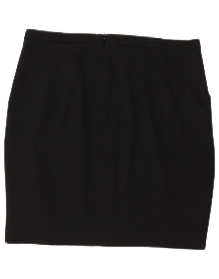 Zara Γυναικεία Pencil Φούστα Medium W28 Μαύρη