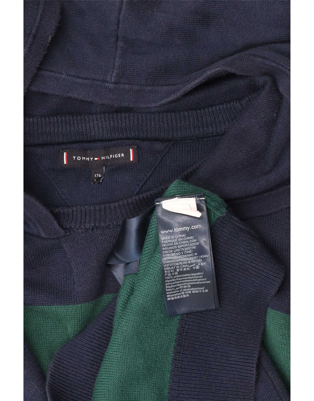 Tommy Hilfiger Boys Graphic Jumper 15-16 Years Πολύχρωμο Colourblock