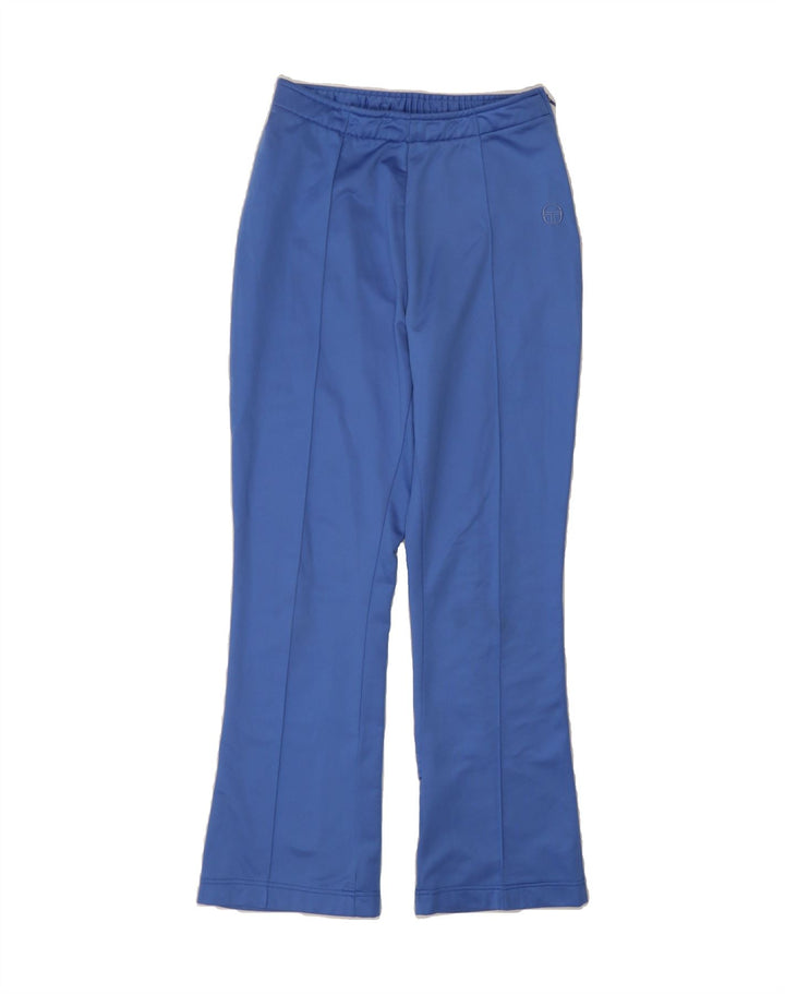 SERGIO TACCHINI Womens Tracksuit Trousers IT 42 Medium  Blue Polyester Vintage Sergio Tacchini and Second-Hand Sergio Tacchini from Messina Hembry 