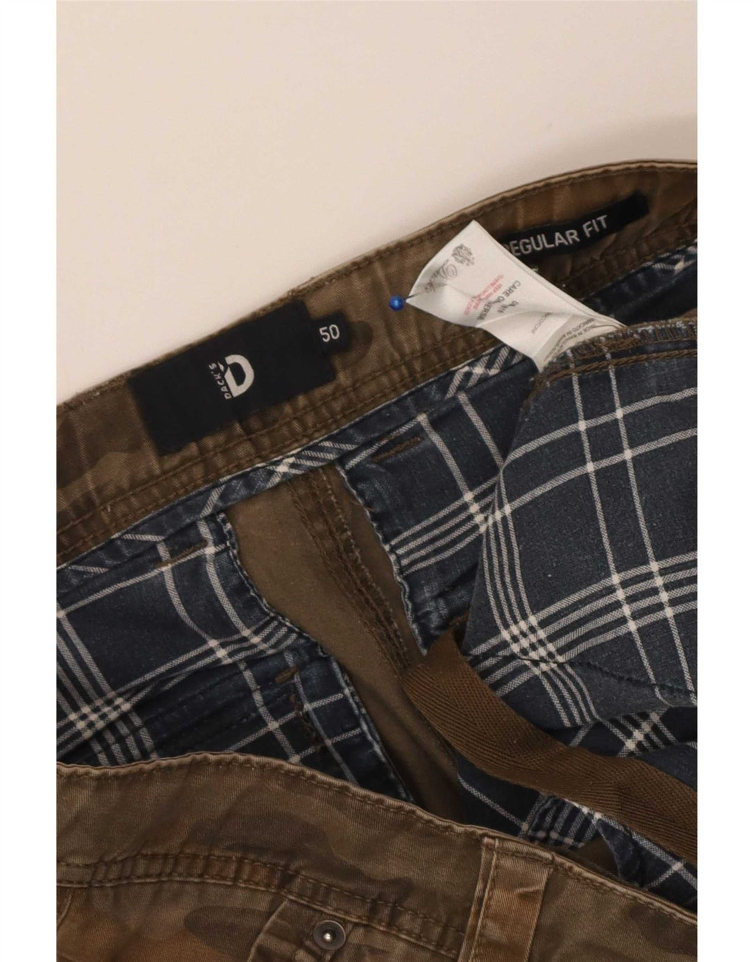 Dack's ανδρικό σορτς Cargo Regular Fit IT 50 Large W36 Καμουφλάζ καφέ