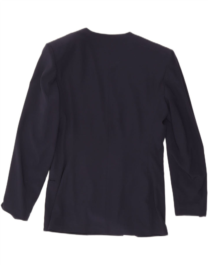 VINTAGE Γυναικείο Μπλέιζερ Διπλό Μπουφάν IT 44 Medium Navy Blue