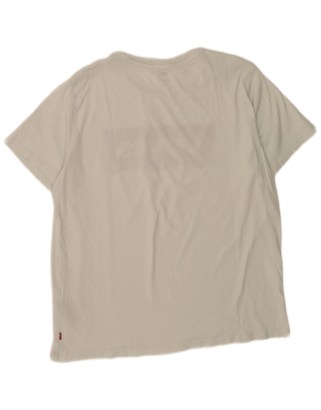 Ανδρικό γραφικό T-Shirt Levi's Top μεγάλο λευκό βαμβακερό