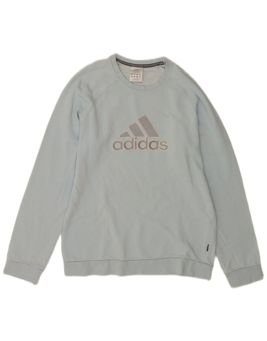 Ανδρικό γραφικό φούτερ Adidas Jumper Μικρό μπλε βαμβακερό