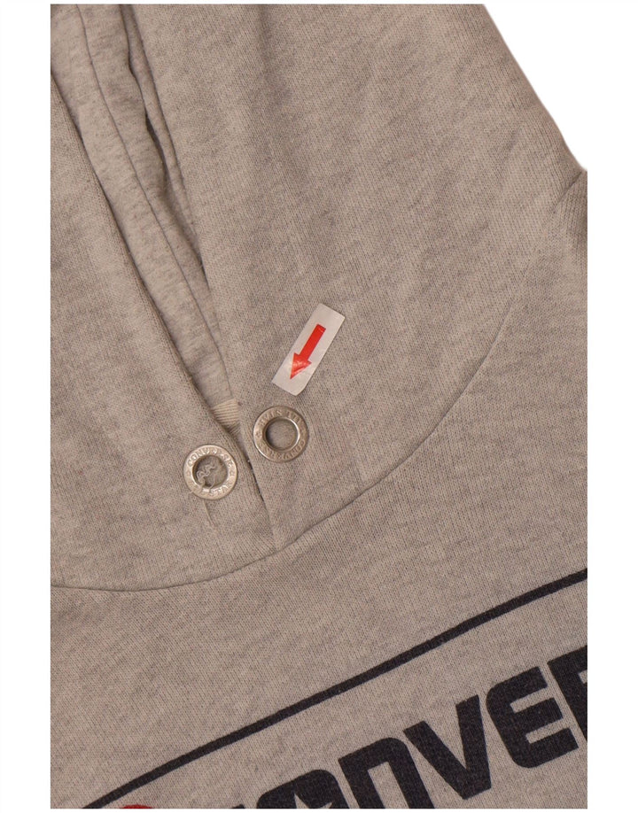 Ανδρικό Converse Graphic Hoodie Jumper μεγάλο γκρι βαμβακερό