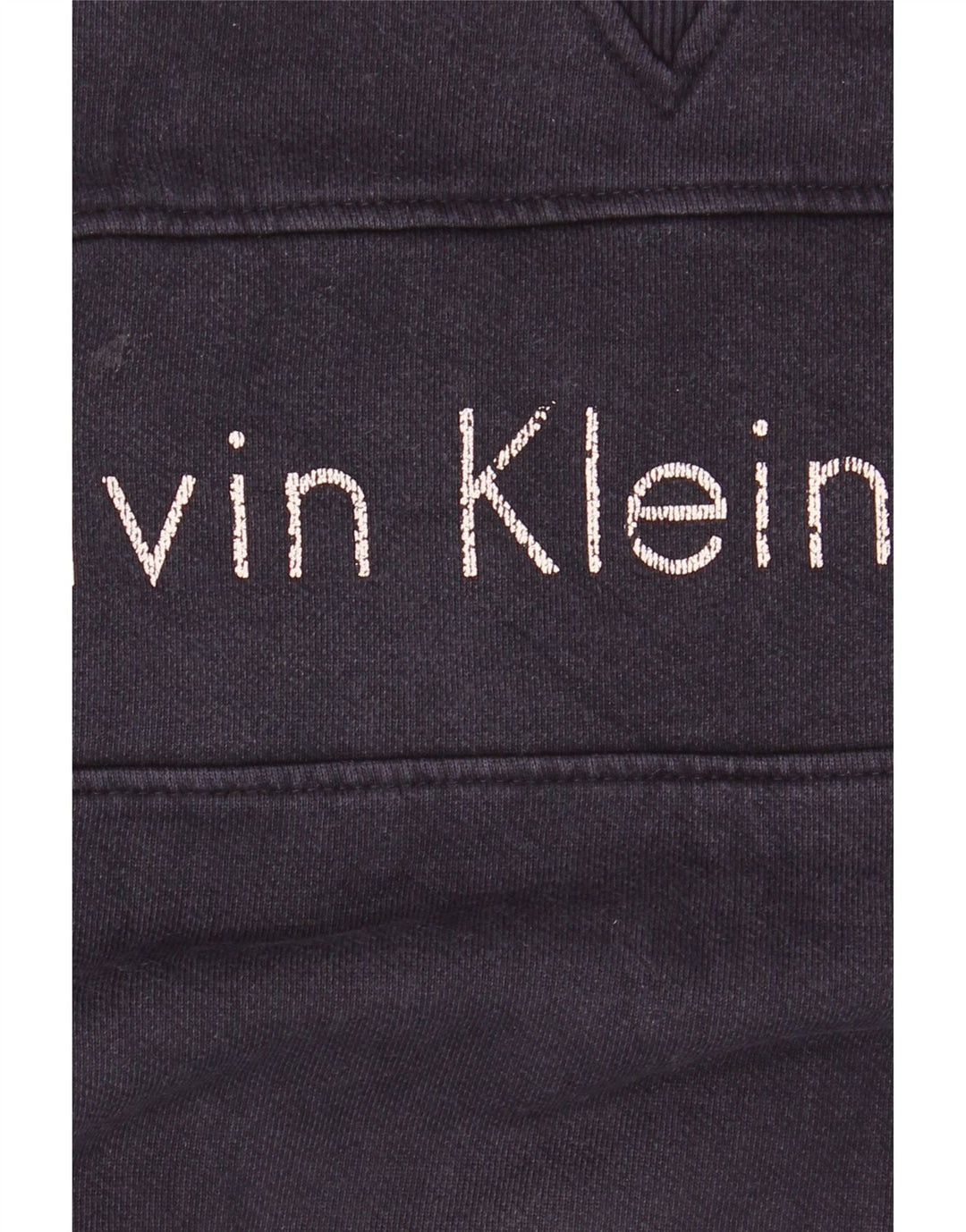 Calvin Klein Jeans Ανδρικό γραφικό φούτερ Jumper Large Navy Blue
