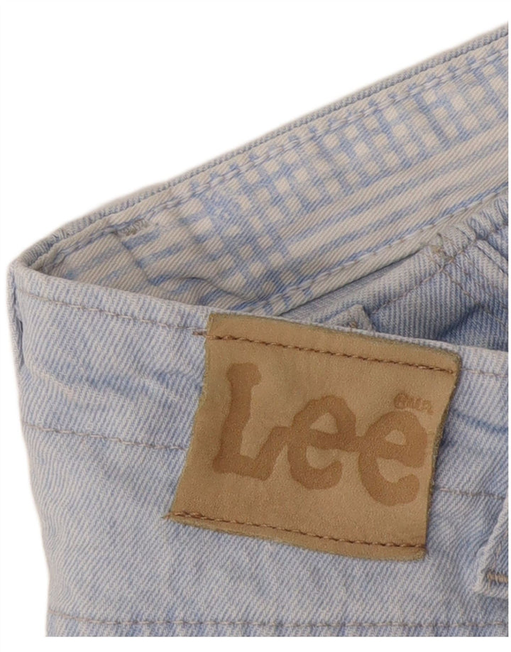 Γυναικείο ψηλόμεσο τζιν σορτς Lee W30 μεσαίο μπλε