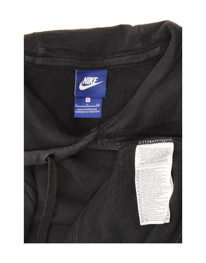 NIKE Mens Hoodie Jumper Small Black Cotton Vintage Nike and Second-Hand Nike from Messina Hembry 