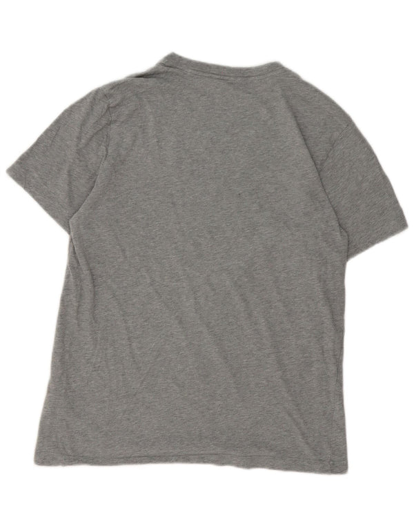 Ανδρικό T-Shirt Nike, Βαμβακερό μεσαίο γκρι με φλύκταινες