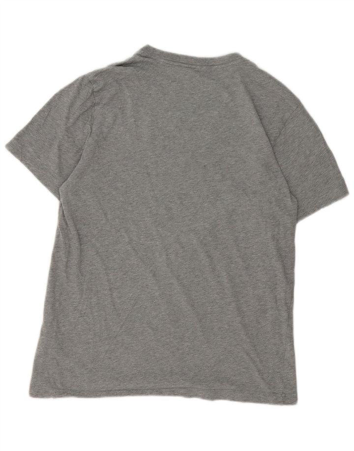 Ανδρικό T-Shirt Nike, Βαμβακερό μεσαίο γκρι με φλύκταινες