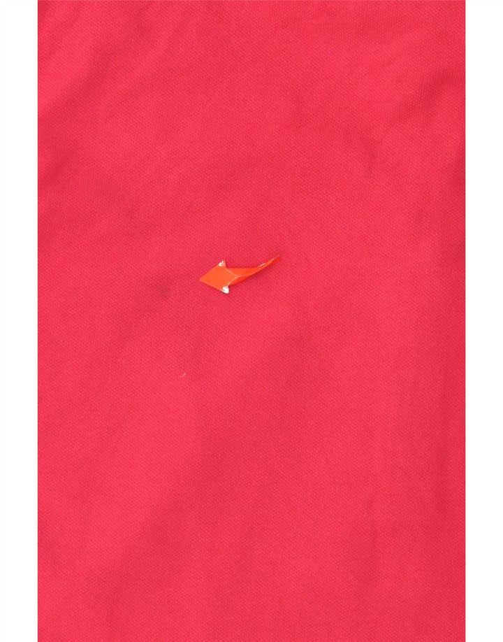 TOMMY HILFIGER Γυναικείο πουκάμισο πόλο σε κλασική εφαρμογή UK 12 μεσαίο κόκκινο βαμβακερό