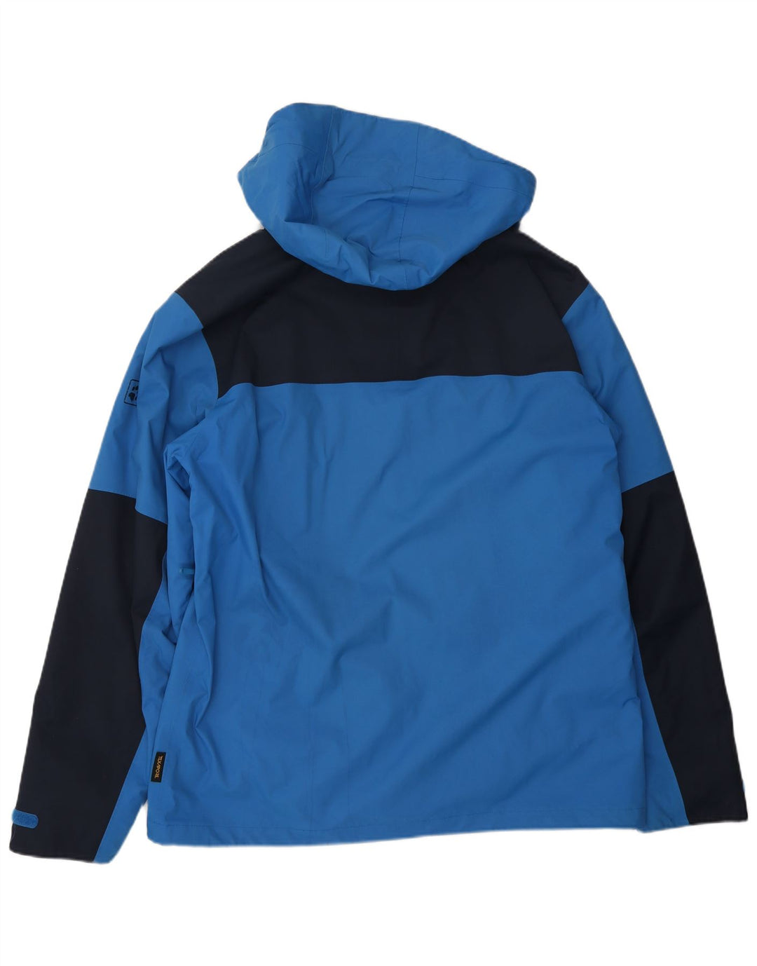 Jack Wolfskin Ανδρικό μπουφάν βροχής με κουκούλα UK 40 Large Blue Polyamide