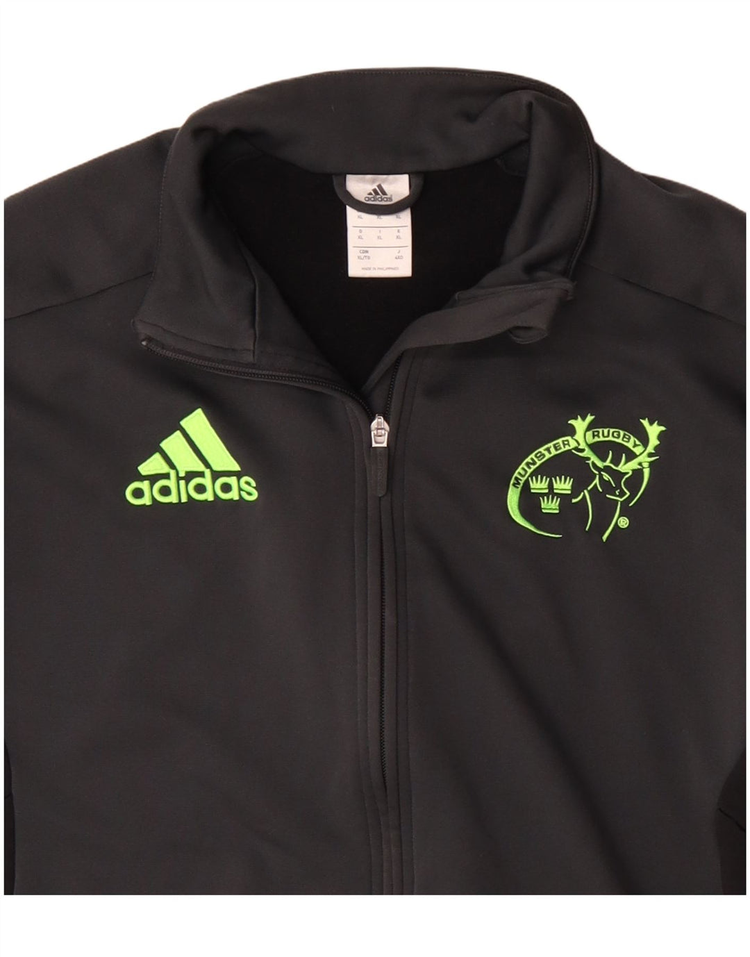 Ανδρική φόρμα ράγκμπι Adidas Munster Top Jacket XL Μαύρο Πολυεστέρας
