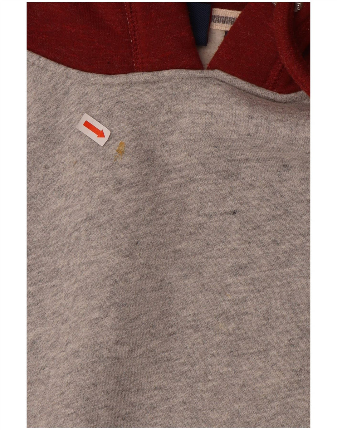 Superdry Ανδρικό φούτερ με κουκούλα, μεγάλο γκρι βαμβακερό χρώμα