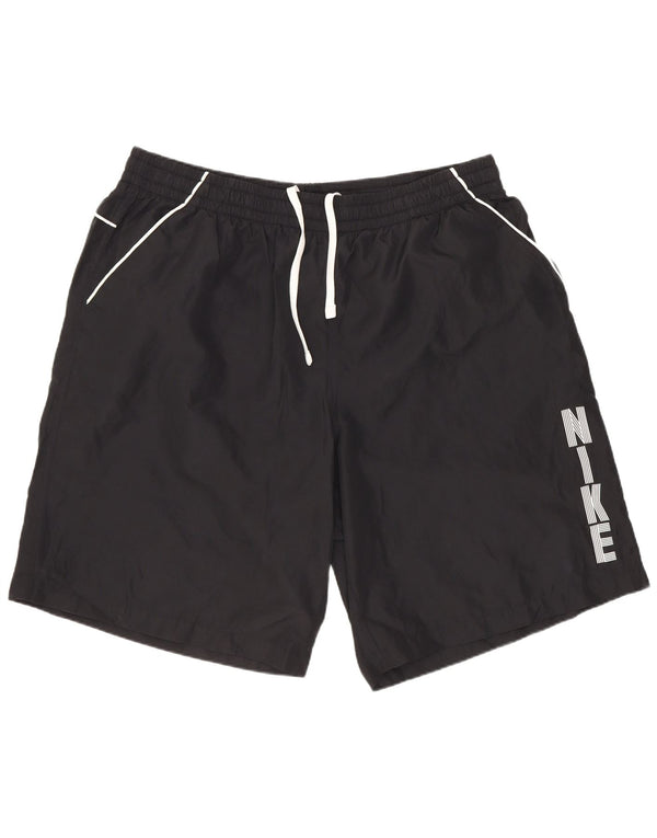 Ανδρικό γραφικό αθλητικό σορτς Nike 2XL μαύρο πολυεστέρα