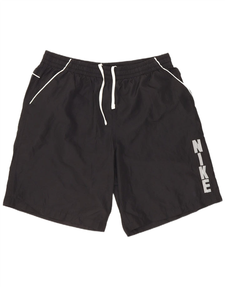Ανδρικό γραφικό αθλητικό σορτς Nike 2XL μαύρο πολυεστέρα
