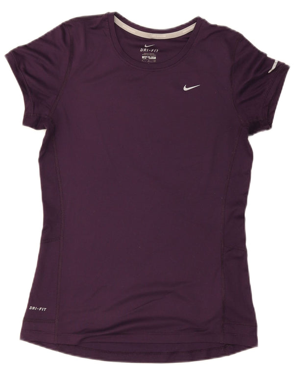 Γυναικείο T-shirt Nike Dri Fit Top UK 8 Small Purple Polyester