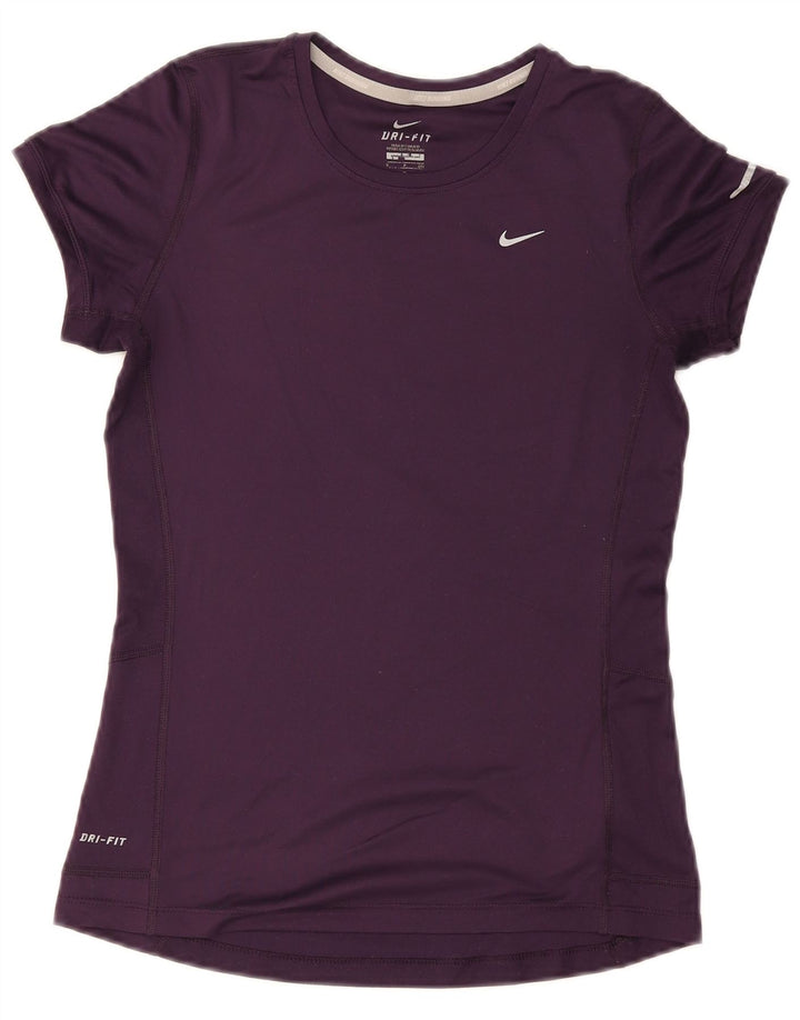 Γυναικείο T-shirt Nike Dri Fit Top UK 8 Small Purple Polyester