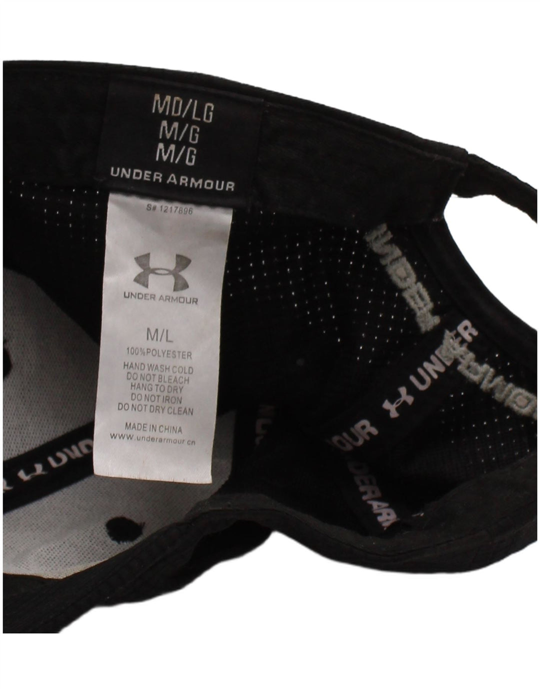 Under Armour Ανδρικό γραφικό καπέλο μπέιζμπολ Μεσαίο/Μεγάλο Μαύρο Πολυεστέρα