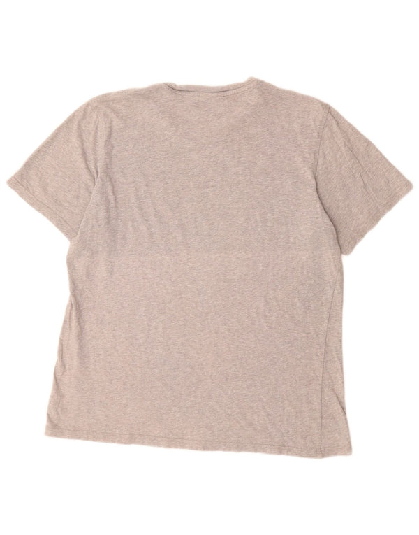 Ανδρικό γραφικό μπλουζάκι ADIDAS Top Medium Grey Cotton