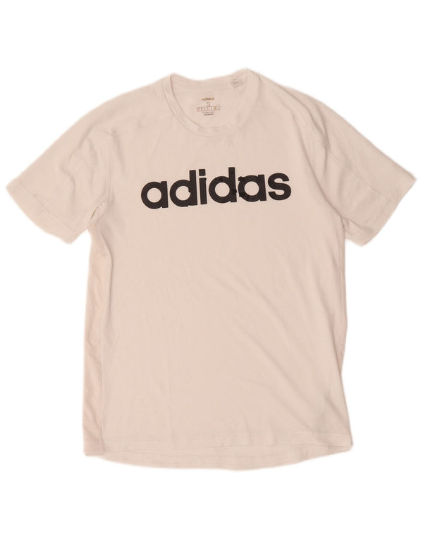 Ανδρικό γραφικό T-shirt Adidas Climacool Top Small White Polyester