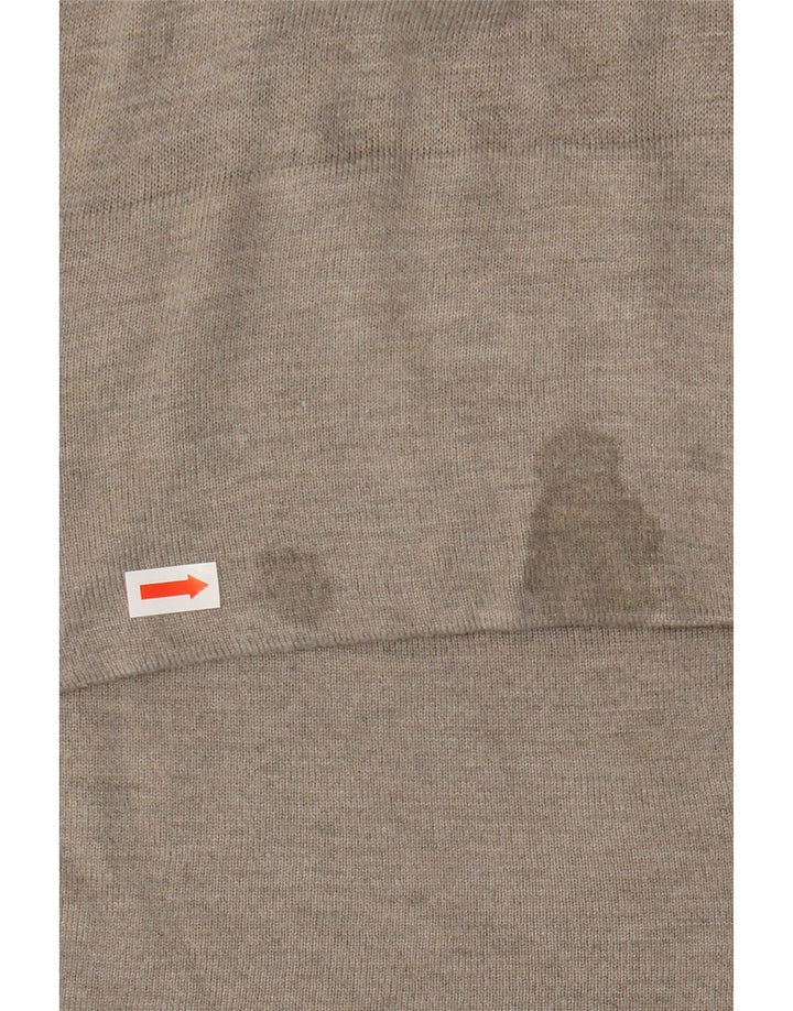 Γυναικείο πουλόβερ ZARA με V λαιμόκοψη UK 10 Small Grey
