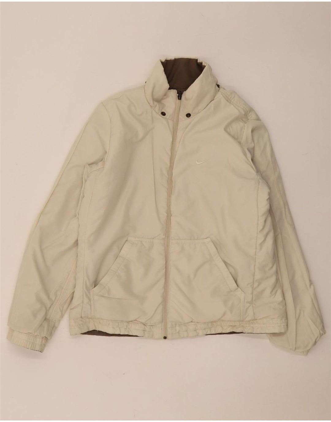 Γυναικείο αναστρέψιμο μπουφάν Nike UK 40 Large Brown Colourblock