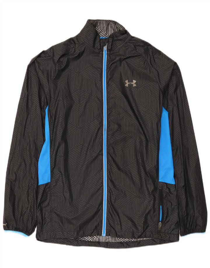 Ανδρικό μπουφάν βροχής Under Armour UK 38 Medium Black Colorblock Nylon
