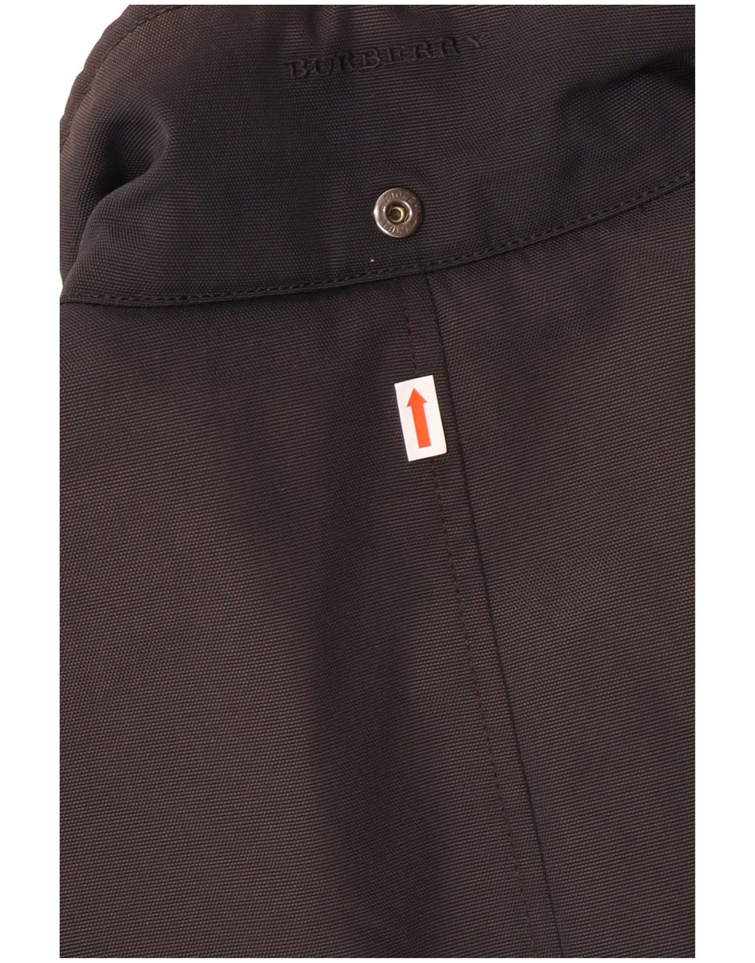 Ανδρικό παλτό BURBERRY UK 40 Large Black Polyamide Classic