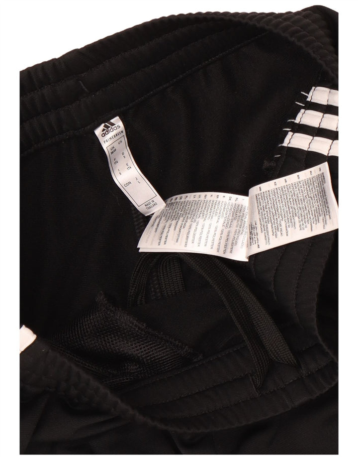 Adidas Ανδρική φόρμα παντελόνι Joggers UK 38/40 Μεσαίο Μαύρο Πολυεστέρα