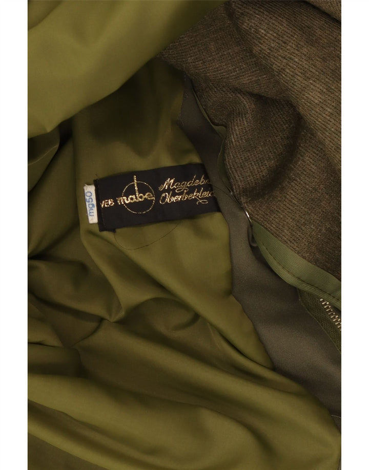 Vintage Ανδρικό Μπουφάν Parka με κουκούλα IT 50 Large Khaki