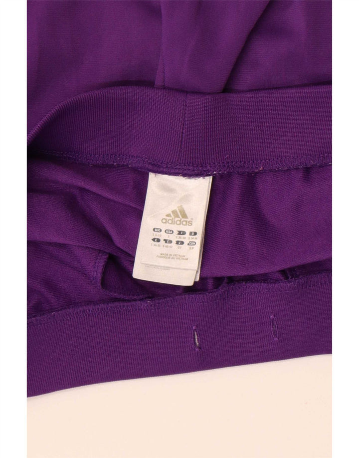 Γυναικεία αθλητική φόρμα Adidas Παντελόνι UK 8/10 Small Purple Polyester